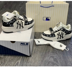 Giày thể thao nam nữ đế độn màu đen NY chunky liner Mid Basic New York Yan/kees 2023 quai dán mới siêu êm nhẹ