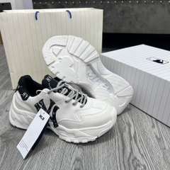 [AIO sneaker] Giày MLB BigBall Chunky Diamond Monogram New York Yankees Black - Bản Đẹp best Fullbox | MONO NY V2