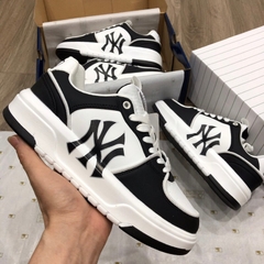 Giầy thể thao sneaker NY liner đen,NY chunky liner ,Giày MLB Chunky Liner Piano Black New York Yankees FULL BOX