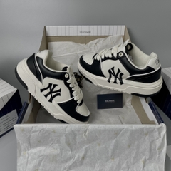 Giầy thể thao sneaker NY liner đen,NY chunky liner ,Giày MLB Chunky Liner Piano Black New York Yankees FULL BOX