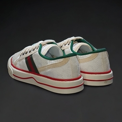 Giày Thể Thao Gu.cci Tennis 1977 'White Mini GG'. Giày Thể Thao Gu.cci Tennis 1977 Trắng Trơn,Giày Thể Thao GU.CCI MEN’S