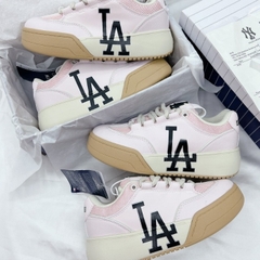 [ Xưởng Giày AIO ] Giày MLB Chunky Wide Los Angeles Dodgers New York Yankees 3Asxccw3N Màu hồng Đế Nâu