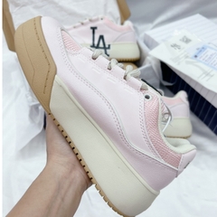 [ Xưởng Giày AIO ] Giày MLB Chunky Wide Los Angeles Dodgers New York Yankees 3Asxccw3N Màu hồng Đế Nâu
