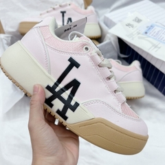 [ Xưởng Giày AIO ] Giày MLB Chunky Wide Los Angeles Dodgers New York Yankees 3Asxccw3N Màu hồng Đế Nâu