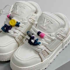 [ Xưởng Giày AIO ] [Sẵn] Giày LV_ Maxi Trainer White hàng Cao Cấp Full Box Chuẩn từng chi tiết | Ảnh thật