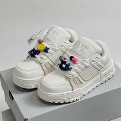 [ Xưởng Giày AIO ] [Sẵn] Giày LV_ Maxi Trainer White hàng Cao Cấp Full Box Chuẩn từng chi tiết | Ảnh thật