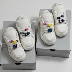 [ Xưởng Giày AIO ] [Sẵn] Giày LV_ Maxi Trainer White hàng Cao Cấp Full Box Chuẩn từng chi tiết | Ảnh thật