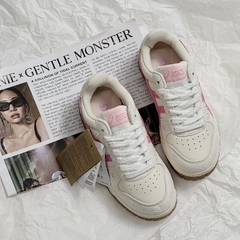 Giày thể thao sneaker Asic Hồng Siêu Cấp ,GIÀY THỂ THAO ASICS COURT PINK WHITE FULLBOX TẶNG BOX BẢO VỆ