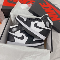 Giày Jordan Cổ Cao Thể Thao Nam Nữ, GIày JD1 Thời Trang Hight Panda Trắng Đen Bản Best Quality -full box