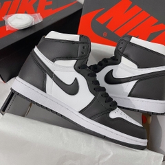 Giày Jordan Cổ Cao Thể Thao Nam Nữ, GIày JD1 Thời Trang Hight Panda Trắng Đen Bản Best Quality -full box