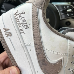 [ Xưởng Giày AIO ] Giày Thể Thao Nike_Air Force 1 Louis Vuitton dạ quang – AF1 LV Denim AF1 LV viền nâu