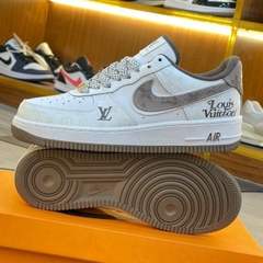 [ Xưởng Giày AIO ] Giày Thể Thao Nike_Air Force 1 Louis Vuitton dạ quang – AF1 LV Denim AF1 LV viền nâu