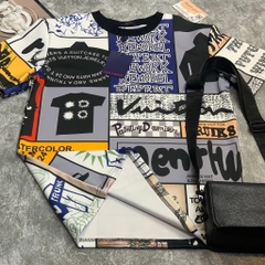 Áo thun - Louis Vuitton - LV Crew Neck Unisex Blended Fabrics new2024