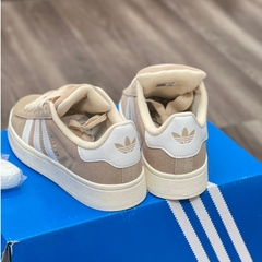 [AIO sneaker]Siêu phẩm giày das campus nâu kem vệt trắng nữ ảnh thật tự chụp+ freeship Giày Adidas Campus Wonder White