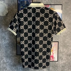 Áo Polo Gc cổ bẻ họa tiết Xích thun basic cộc tay phong cách trẻ trung chuẩn form 2024