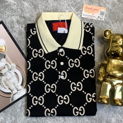 Áo Polo Gc cổ bẻ họa tiết Xích thun basic cộc tay phong cách trẻ trung chuẩn form 2024