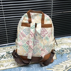 Balo H&M Hoạ Tiết Monograms Cao Cấp đi chơi, đi du lịch,Balo Cặp Đi học hoạ tiểt mặt cười mới nhất 2024