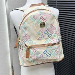 Balo H&M Hoạ Tiết Monograms Cao Cấp đi chơi, đi du lịch,Balo Cặp Đi học hoạ tiểt mặt cười mới nhất 2024