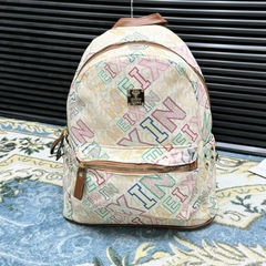 Balo H&M Hoạ Tiết Monograms Cao Cấp đi chơi, đi du lịch,Balo Cặp Đi học hoạ tiểt mặt cười mới nhất 2024