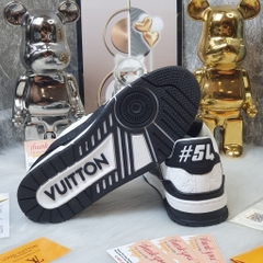 [ Ocean Park Luxury ] Giày LV 54 đen trắng thấp cổ bản cao cấp 2024 Hàng quảng châu full box