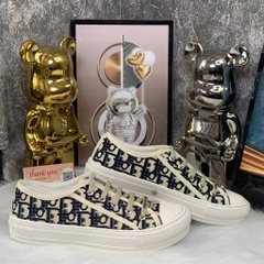 [ Ocean Park Luxury ]Giày Walk’n’Dior Sneaker Grey Oblique Embroidered Cotton,Dior b56 gray Cao Câp,GIÀY DR B56 Canvas