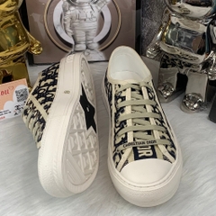 [ Ocean Park Luxury ]Giày Walk’n’Dior Sneaker Grey Oblique Embroidered Cotton,Dior b56 gray Cao Câp,GIÀY DR B56 Canvas