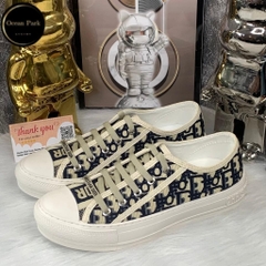 [ Ocean Park Luxury ]Giày Walk’n’Dior Sneaker Grey Oblique Embroidered Cotton,Dior b56 gray Cao Câp,GIÀY DR B56 Canvas