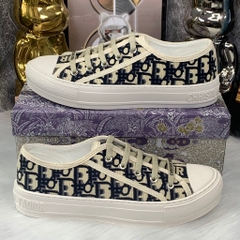 [ Ocean Park Luxury ]Giày Walk’n’Dior Sneaker Grey Oblique Embroidered Cotton,Dior b56 gray Cao Câp,GIÀY DR B56 Canvas