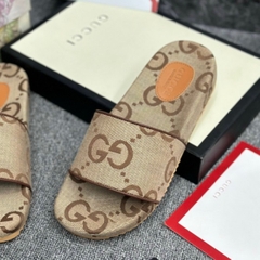 Dép Lê quai ngang GC họa tiết monogram logo nam nữ Mới 2024 Cập Bến,Dép Lê Huấn Hoa Hồng họa tiết gc