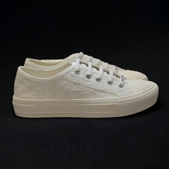 [ AIO LUXURY ] Giày Thể Thao Sneaker Di.or B56 Full Trắng Cao Cấp, Di.or Walk Embroider Cotton họa tiết vải trắng full