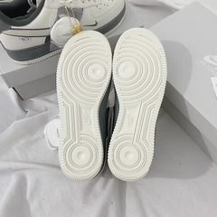 Giày Thể Thao AF1 Mini Swoosh Xám Xi Măng (Full Box) GIÀY AF1 XÁM TRO AF1 XÁM CHUỘT MẪU MỚI