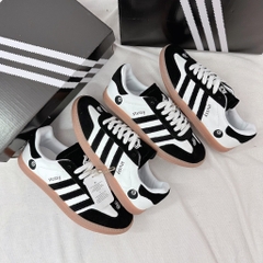 [AIO sneaker] Giày_Adidas Samba Origianl x Stussy Nam Nữ  Đen Sọc Trắng  Cá Tính Mẫu Basic Full Box Bill