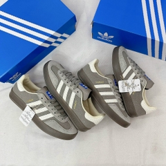 [AIO sneaker] Giày_Adidas Samba OG Cardboard Brown Desert Nam Nữ Xám Sọc Trắng Cá Tính Mẫu Basic Full Box Bill