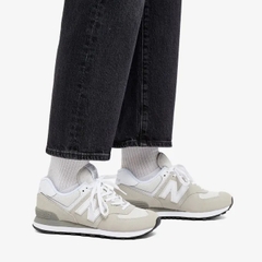 [AIO sneaker] Giày Thể Thao N.B 574 Xam Cao cấp,Giày Thể Thao Nữ Nug Newbalen 574 Kem Chữ N Viền Trắng