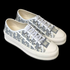 [ AIO LUXURY ] Giày thể thao sneaker Di.or b56 gray Cao Câp Đế Độn,GIÀY DR B56 Canvas THÊU DỆT Cao Cấp FULL BOX
