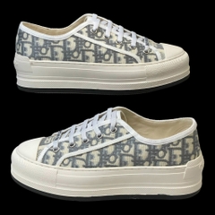 [ AIO LUXURY ] Giày thể thao sneaker Di.or b56 gray Cao Câp Đế Độn,GIÀY DR B56 Canvas THÊU DỆT Cao Cấp FULL BOX