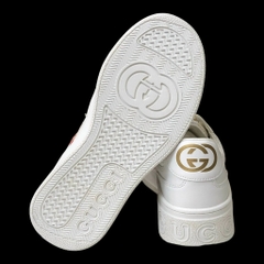 Giày Thể Thao Gu.cci Trắng Monogram Cao Cấp Full Phụ Kiện GC Đế Cao 6cm Hàng Cao Cấp 2023,Giày Gu.cci GG Supreme Canvas