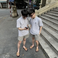 [ Ocean Park Luxury ] Dép quai ngang nam nữ MCM vàng Hoạ Tiết Tag Logo Vuông hàng QC loại 1,Dép MCM Wmms Slides Monogram