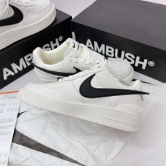 Giày air foce1 low ambush white black - af1 ambush trắng be đen [ bản best ]
