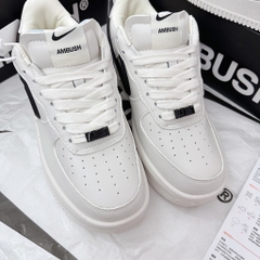 Giày air foce1 low ambush white black - af1 ambush trắng be đen [ bản best ]