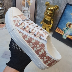 [ Ocean Park Luxury ]GIÀY DR B56 Hồng, Giày Walk’n’Dior Sneaker Grey Oblique Embroidered Cotton,Dior b56 Pink Cao Câp