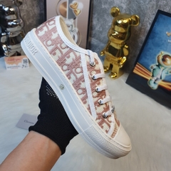 [ Ocean Park Luxury ]GIÀY DR B56 Hồng, Giày Walk’n’Dior Sneaker Grey Oblique Embroidered Cotton,Dior b56 Pink Cao Câp