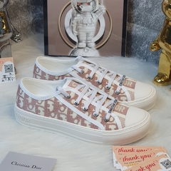 [ Ocean Park Luxury ]GIÀY DR B56 Hồng, Giày Walk’n’Dior Sneaker Grey Oblique Embroidered Cotton,Dior b56 Pink Cao Câp
