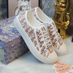 [ Ocean Park Luxury ]GIÀY DR B56 Hồng, Giày Walk’n’Dior Sneaker Grey Oblique Embroidered Cotton,Dior b56 Pink Cao Câp