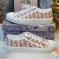 [ Ocean Park Luxury ]GIÀY DR B56 Hồng, Giày Walk’n’Dior Sneaker Grey Oblique Embroidered Cotton,Dior b56 Pink Cao Câp