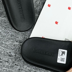 Dép Nam BBR Hàng Loại 1 Full Box, Dép Quai Ngang Đế Cao Su Non Cực Êm Chân,Dép Nam Nữ BBR Quai Cao Su Nâu Kẻ Sọc Full Bo
