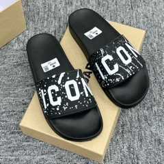 Dép Lê ICON vảy sơn quai ngang ,Dép nam nữ icon vẩy sơn mới nhất đế cao su chống thấm nước mẫu dép hottrend 2024