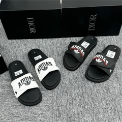 Dép Adi,das quai dán đế cao su, Dép Nam nữ Quai Ngang đế cứng mẫu mới 2024