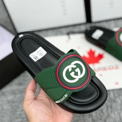 Dép lê Gc Họa tiết Logo Tròn quai ngang nam nữ GC đế 2 lớp chắc chắn siêu bền ,quai cao su hang cao cap new 2024