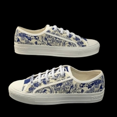 Giày Thể Thao Nam Nữ Di.or Walk Embroider Cotton Canvas B56 Họa Tiết Hổ,Giày SNEAKER Vải Cotton Thêu Hình Đầu Hổ Cá Tính